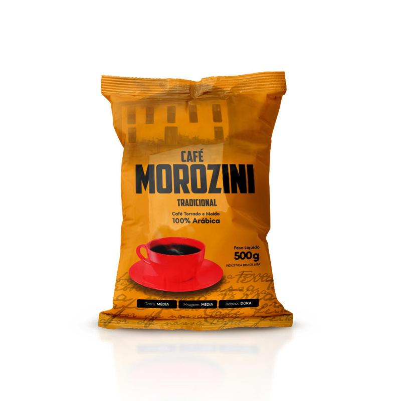 Café Morozini Tradicional em pó 500g (10 unidades) - Café